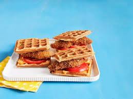 Shaggi waffle and crunchy chicken