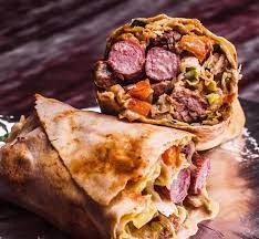 Combo beef shawarma