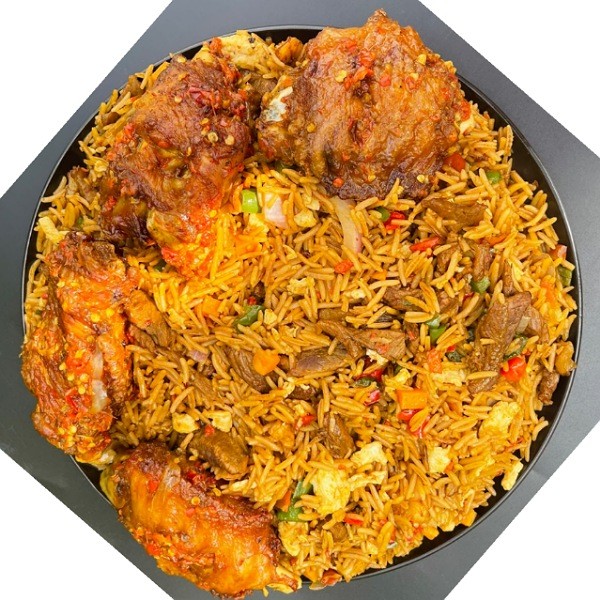 Omalicha Black Rice with Chicken Wings